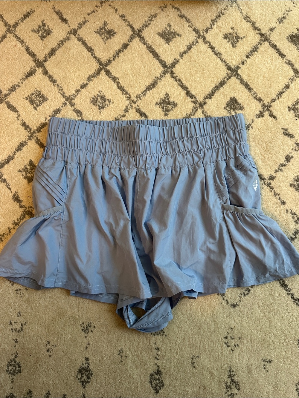 FP Movement by Free People Light Blue Athletic Skort Shorts